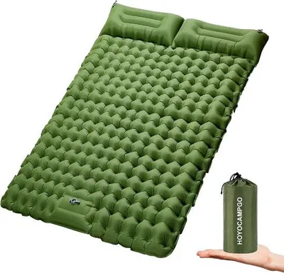 Produktbild von Famanu Isoliermatte für 2 Personen, ultraleicht, wasserdicht, 10 cm dick, selbstaufblasend