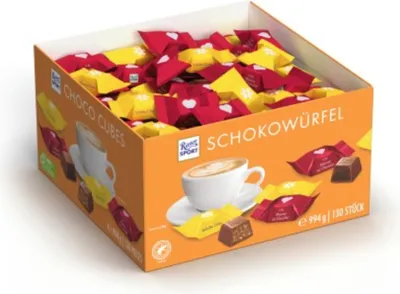 Produktbild von Ritter Sport Schokowürfel 6761 B Thekendisplay 130St