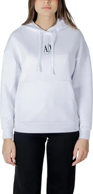 Image de Armani Exchange Hoodie blanc pour femme : Taille - S Taille : S