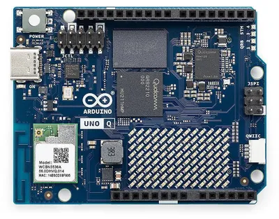 Zdjęcie produktu dla Arduino Uno Q 4GB, Qualcomm, 2000 MHz, 160 MHz, 4000 MB, LPDDR4, 2 MB