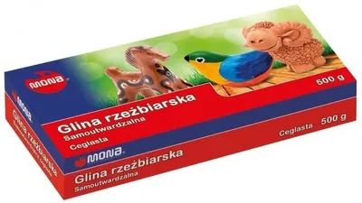 Zdjęcie produktu dla Glina samoutwardzalna ceglasta Majewski Mona 500g