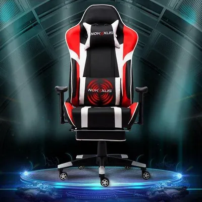 Produktbild von Famanu Gamingstuhl mit Massagefunktion - Schwarz