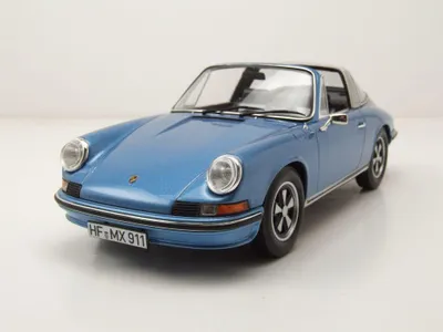 Produktbild von NOREV 1:18 Porsche 911 S 2.4 Targa (1973) - blue met.