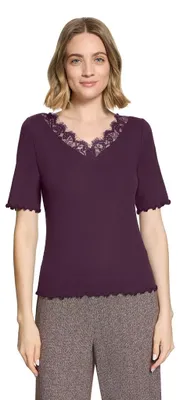 Produktbild von Shirt Kurz 1/2 Arm 4717 Dark Dahlia Größe 36