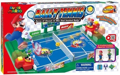 Image de Jeu de Tennis Super Mario Rally, Jeu d'Ambiance et d'Action, EPOCH Games, Mario et Luigi