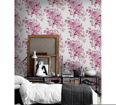 Produktbild von Coloray Fototapete 152x104 cm Latextapete Magicstick -  flowers lilacdesign