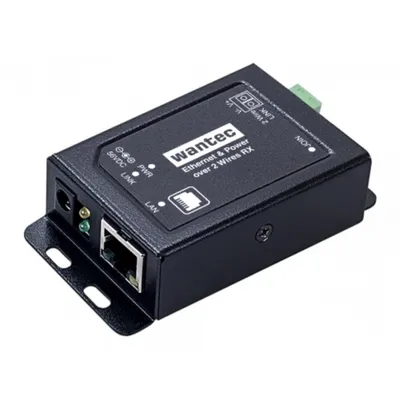 Image de Wantec 5720 Wantec 2wIP E Adapter PoE-Schraubklemme-Switschseite/Sender
