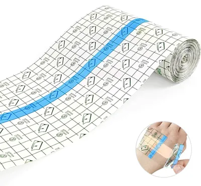 Obrázok produktu pre Vodotesná, priehľadná obväzová rolka, 15 cm x 10 m, elastická, priedušná, šetrná k pokožke