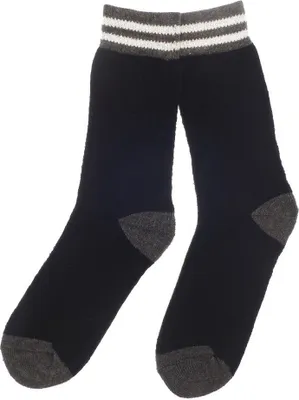 Image de Ribbon - Chaussettes pour hommes - Travail(pack de 3) RW10404 (39,5 EU - 45,5 EU) (Noir/Gris)