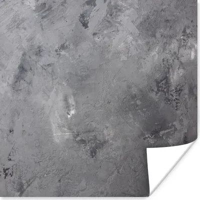 Produktbild von MuchoWow® Poster Beton - Grau - Retro 75x75 cm - Wand Dekoration