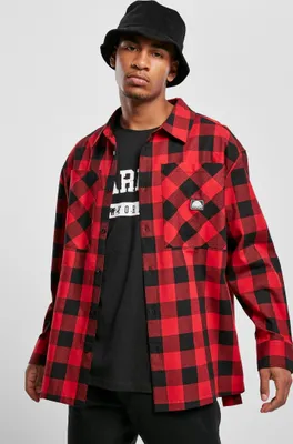 Produktbild von Southpole Hemd Check Flannel Shirt Red-L