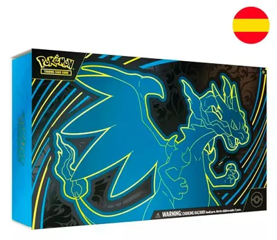 Produktbild von Pokemon Trading Card Game Pokémon Ultra Premium Mega Charizard Ex Phantasmal Flames Scarlet&violet Tcg Spanisch Blau Kinder Blau One Size