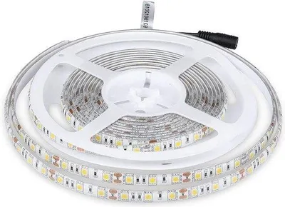 Image de Bande de 300 LED SMD 5050, 5 m, lumière blanche, autocollante