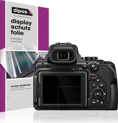 Produktbild von 4x Schutzfolie für Nikon Coolpix P1100 klar Displayschutzfolie Folie Display Schutz dipos