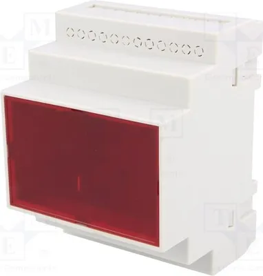 Produktbild von 1x Gehäuse: für DIN-Schiene Z: 65mm X: 70mm Polystyrol Y: 90mm  grau Z108JF PS Geh