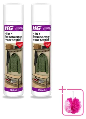 Produktbild von 2 x HG 4 in 1 Textielbeschermer - 300 ml - Sparpackung - 2 Stücke