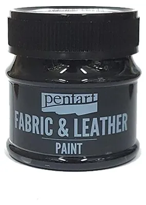 Produktbild von Pentart Textil- und Lederfarbe 50 ml - Schwarz