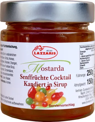 Immagine prodotto di Cocktail di frutta alla senape, 250 g