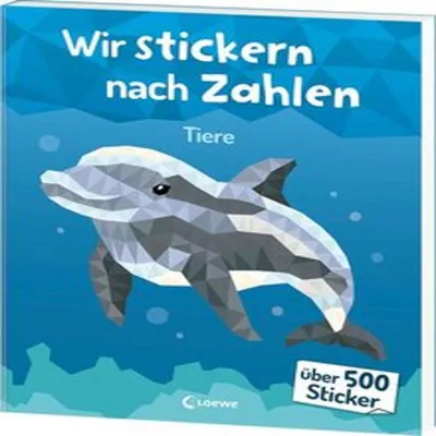 Produktbild von Wir stickern nach Zahlen - Tiere