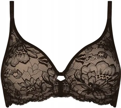 Obrázek produktu pro Triumph Amourette Charm, Černá, Kostice, Vzorovaný, Ženy, Záda, E