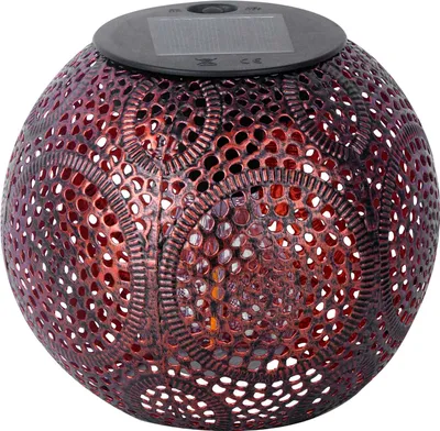Produktbild von Northpoint Orientalische Solarlampen Lichtspiel Dämmerungssensor Außenbereich IP44 Tischlampe Kugel