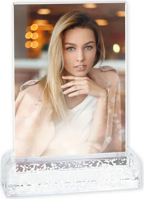 Immagine prodotto di ZEP Portafoto glitterato Wynn bianco neve 10x15 cm