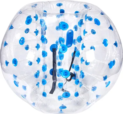 Produktbild von SucceBuy Aufblasbarer Bumper Ball, 1er-Pack 5 Fuß/1,5 m. 0,8 mm dickes PVC. Ideal für Teenager und Erwachsene. Spaß für Teamspiele im Freien im Garten, Hof, Park. Menschliche Hamster-Bubble-Bälle.
