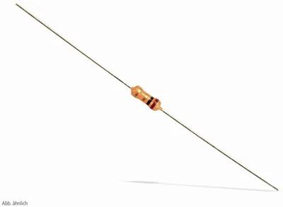 Produktbild von Kohleschicht-Widerstand, 100Ω, 0,25W, 5%, KS,, 100 Stück
