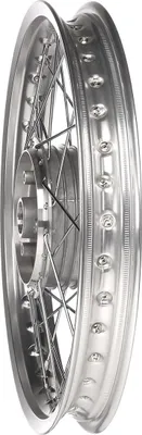 Zdjęcie produktu dla Szprychy kola 1.6 x 16" aluminiowe obrecze polerowane + szprychy chromowe - Simson S50, S51, KR51 Schwalbe, SR4