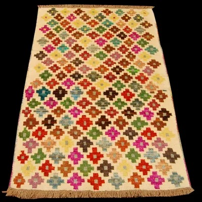 Obrázek produktu pro TAIMANY Originální koberec z čisté vlny / Moderní ruční koberec 132X90 CM