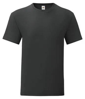 Immagine prodotto di Fruit of the Loom - T-shirt da uomo "Iconic 150" FK2628 (3XL) (nero)