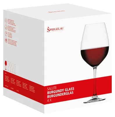 Imagen del producto de Conjunto de 4 copas Spiegelau Salute, modelo Burgunder