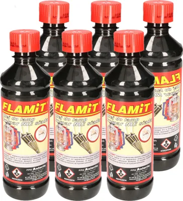 Produktbild von KOTARBAU® 6er Set Petroleum für Öllampen 500ml Öl für Gartenfackeln gegen Mücken