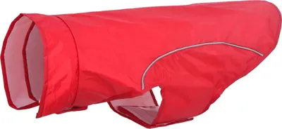 Image de vidaXL Imperméable pour chiens avec bandes réfléchissantes polyester rouge L