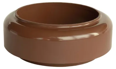Produktbild von INEFA Verbindungsstück Fallrohr zu Abfluss, PVC DN100 / 100mm Braun Zubehör Fallrohr Kunststoff, einfache Steckmontage,  Germany