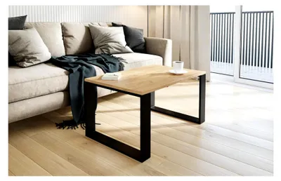 Produktbild von Couchtisch Beistelltisch für das Wohnzimmer in Gold 70 x 40 x 45