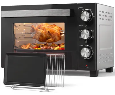 Productafbeelding van Mini-oven van 36 liter met convectie, temperatuurregeling van 90–230 °C, 1500 W