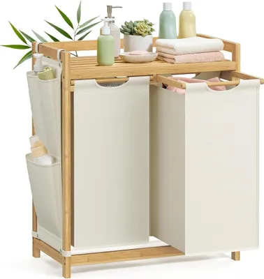 Immagine prodotto di Cesto per il bucato con due scomparti