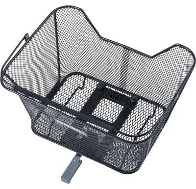 Productafbeelding van Basil Lesto MIK, Achter, Mand, Staal, Zwart, 10 kg, 320 mm
