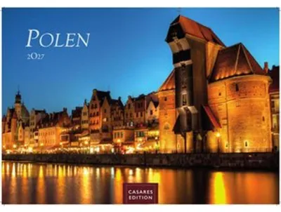 Obrázok produktu pre Poľský kalendár 2027 – nástenný kalendár | Fotokalendár Východná Európa, veľký formát 50 x 35 cm – Objavte najkrajšie miesta Poľska | Jedinečný kalendár s fascinujúcimi fotografiami a pamiatkami