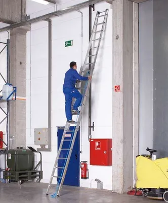Produktbild von ZARGES Skyline 2E - LM-Seilzugleiter 2 x 14 Sprossen 40206