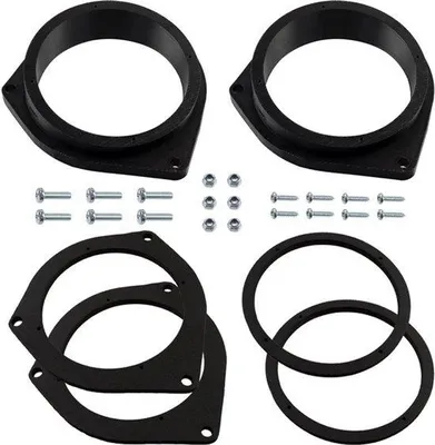 Productafbeelding van Set van 2 luidsprekeradapters Ø100 mm compatibel met Opel Astra H Corsa D Zafira A et B Fiat Grande Punto(199) EVO Bravo II Fiorino Qubo Alfa Romeo MiTo