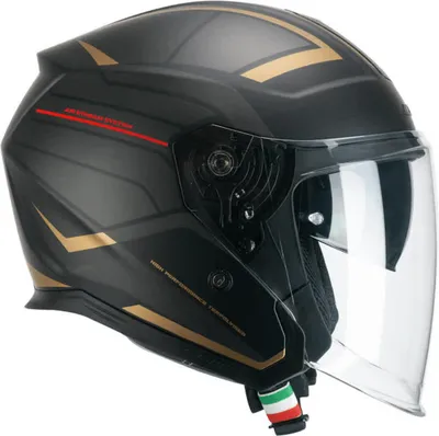 Produktbild von Jet Helm CGM 136S RNA Race Mattgrau Rot größe XS