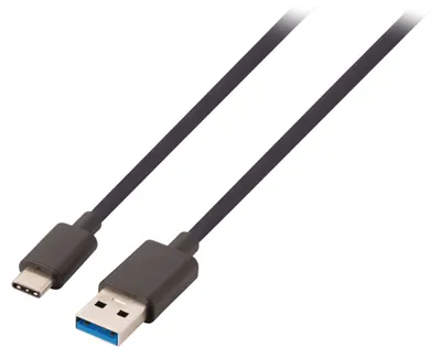 Produktbild von Valueline USB 3.1 Kabel USB-C male - USB A male 1.00 m Schwarz NE550568458