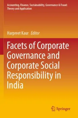 Obrázek produktu pro Facets of Corporate Governance and Corporate Social Responsibility in India