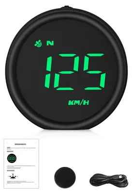 Produktbild von Universeller Auto-Head-Up-Display-GPS-Tachometer mit Geschwindigkeit, Übergeschwindigkeitswarnung, Kilometerstandsmessung, Ermüdungserinnerung für all