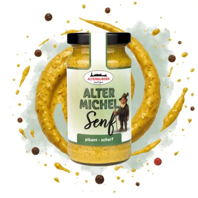 Produktbild von Alter Michel Senf, 200 ml