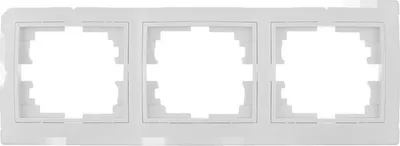 Produktbild von SOLERA 42960 Rahmen für 3 horizontale Elemente White 225X81X10MM Europa, Neutral