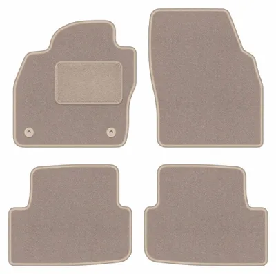Image de Tapis de sol en moquette pour Seat Ibiza V 2017- (à hayon) – jeu 4 pièces, beiges, sur mesure – Wielganizator LUX