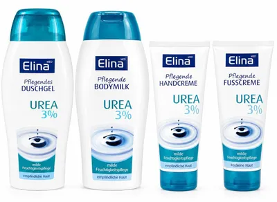 Produktbild von Elina Med UREA 3% Pflegeserie für empfindliche und trockene Haut